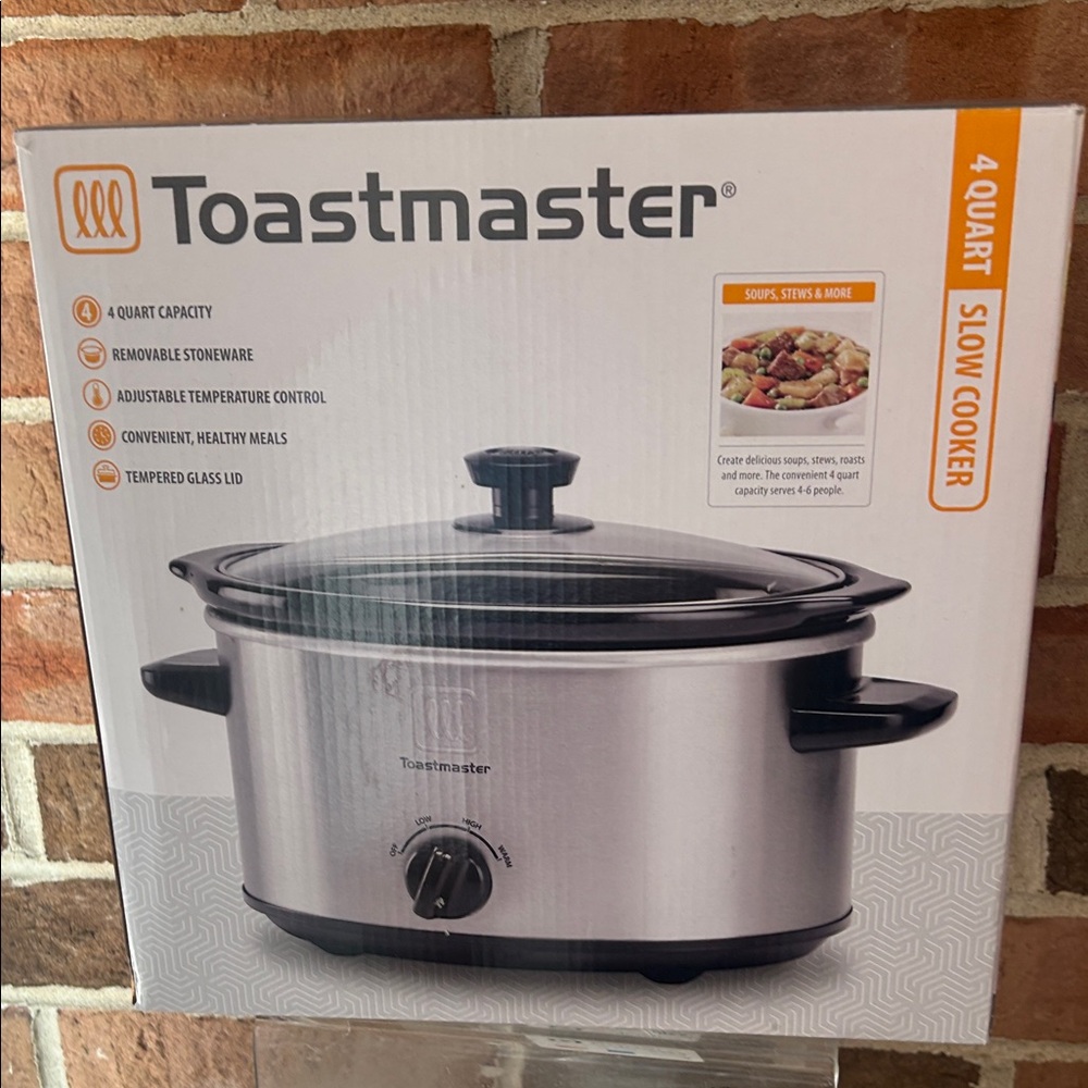 Toastmaster Silver Slow Cooker